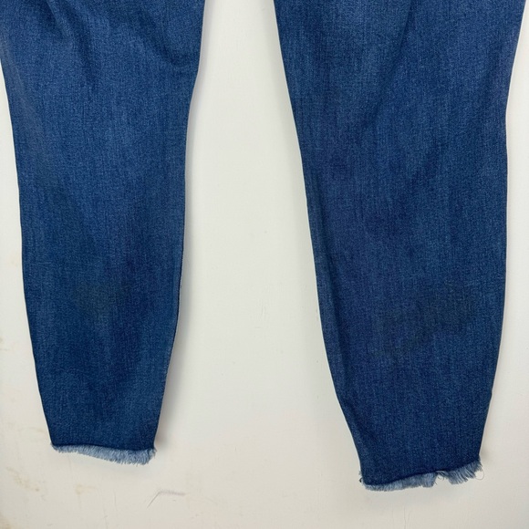 Judy Blue Skinny Jeans Sz 22W Distressed Raw Hem Stretch - Picture 11 of 13